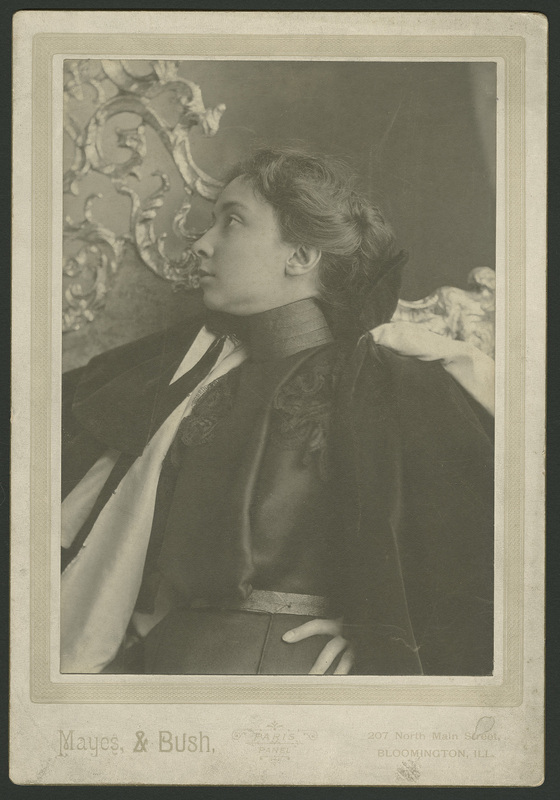 Rachel Crothers studio portrait, circa 1895-1915